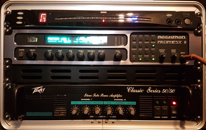 Het grote gitaar-rack