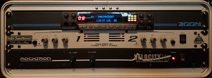 Het kleine gitaar-rack
