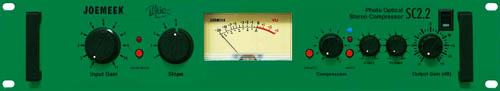 De Joemeek SC2.2 stereo opto-compressor