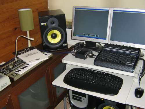 Kleine homestudio